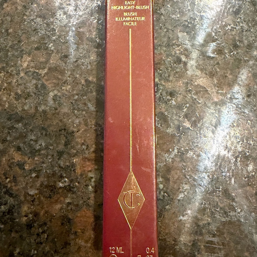 NIB Charlotte Tilbury Beauty Light Wand Pinkgasm Sunset Blush